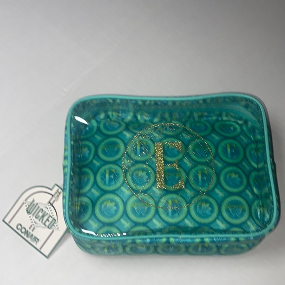 Blue and Green Cosmetic Bag wicked